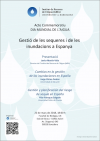 Dia Mundial de l'Aigua 2018. "Gestió de les sequeres i de les inundacions a Espanya"