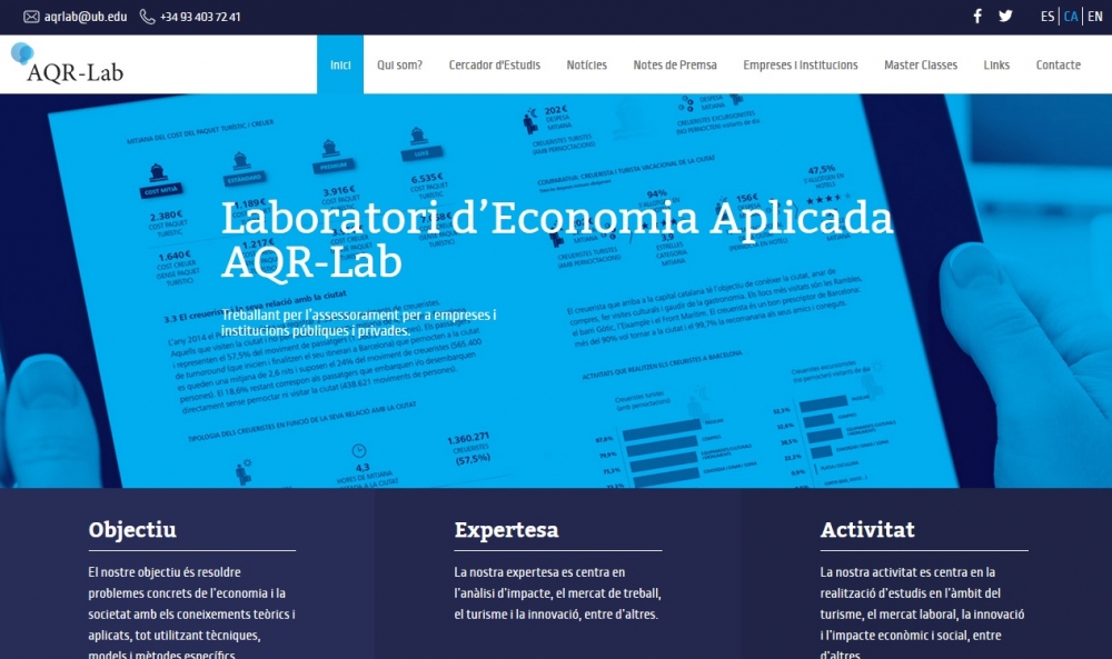 Nova pàgina web AQR-Lab 