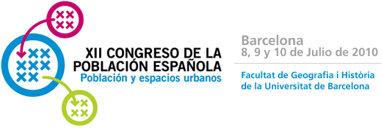XII CONGRESO de la POBLACIÓN ESPAÑOLA, 8, 9 y 10 de julio del 2010