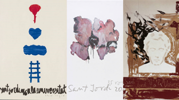 Cartells de Sant Jordi de la Facultat de Belles Arts