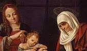 Sant Bernard venerant la Verge amb el Nen i Santa Anna, h. 1515