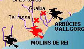 Mappa delle streghe in Catalogna