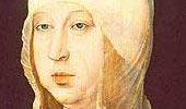 Ritratto di Isabella I di Castiglia di Juan de Flandes. Patrimonio Nazionale
