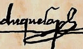 Firma autografa di Giovanna di Castiglia in calce a una lettera reale