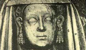Sancha Ximenis. Sarcofago di alabastro della Cattedrale di Barcellona