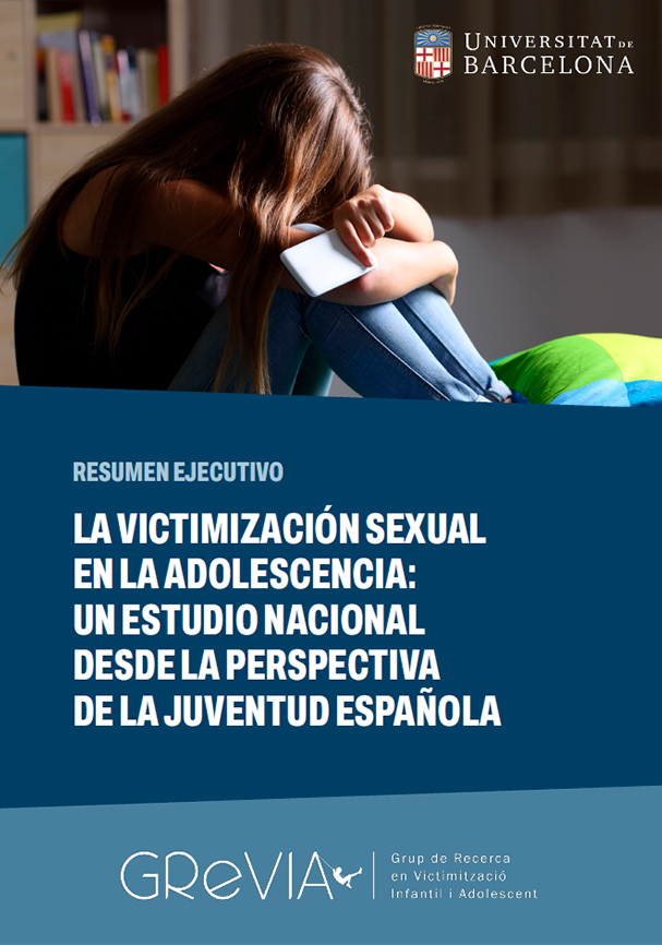 portada informe La victimización sexual en la adolescencia