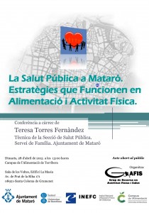 La Salut Pública a Mataró. Estratègies que Funcionen en Alimentació i Activitat Física.