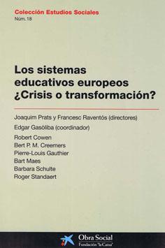 sistemas educativos europeos crisis transformacion