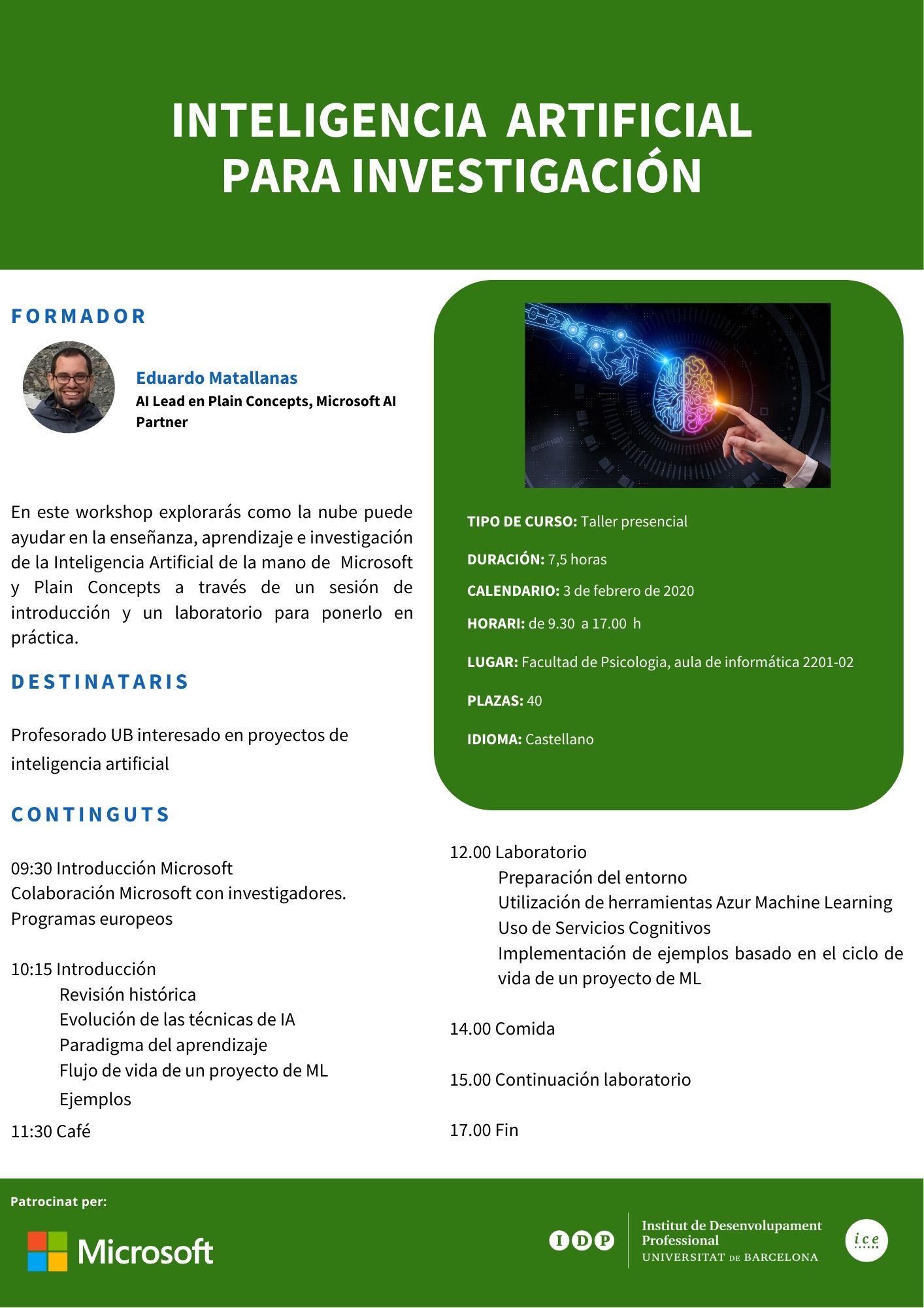 Inteligencia artificial para investigación