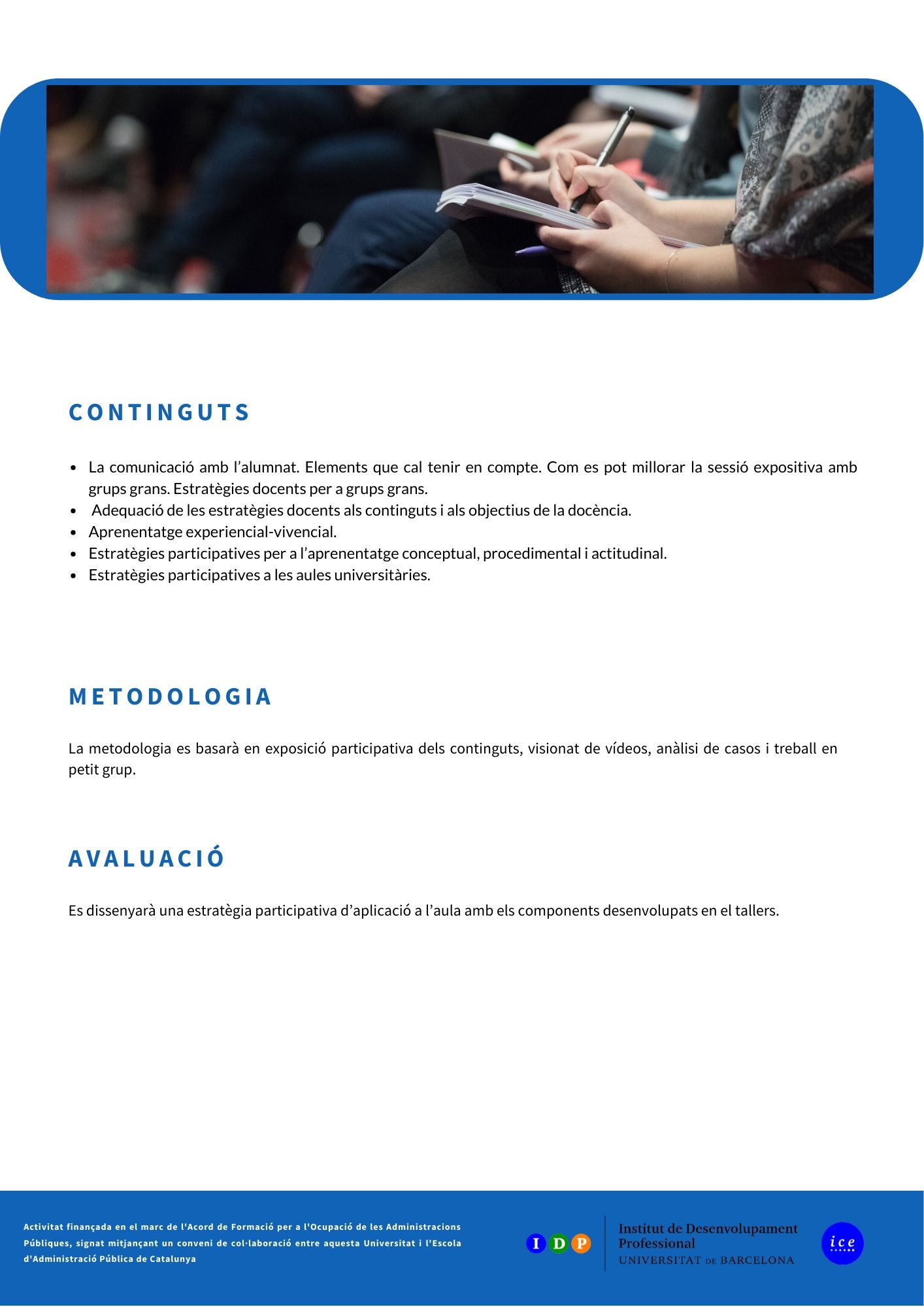 Com lillorar classes universitàries 2