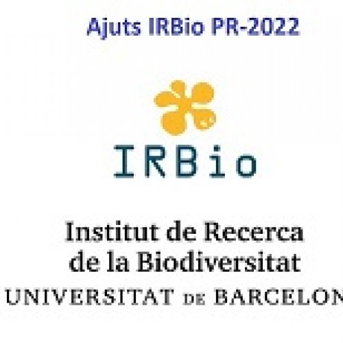 IRBio Grant PR-2022, IRBio-UB research promotion program.