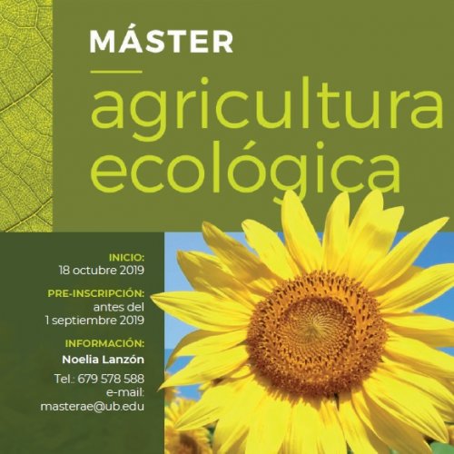 Master of Agriculture Ecological