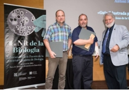 Jaume Llistosella ha estat guardonat  amb el premi de divulgació de Societat Catalana de Biologia