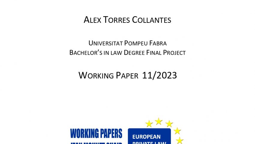 Working paper: «The law in the age of artificial intelligence and robotics: a case study of Atlas from a Tort Law perspective», Sr. Àlex Torres Collantes