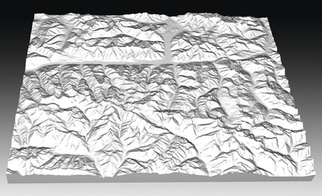 Digital Elevation Model Terrain