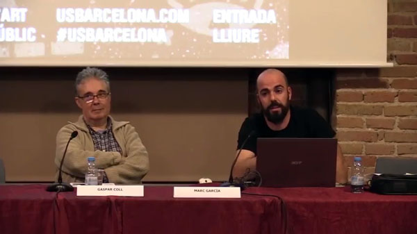 Presentació a càrrec de Gaspar Coll i Marc García