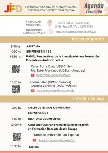 Flyer agenda Resumida