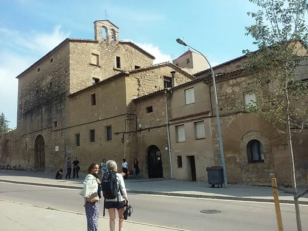 ARRIVING AT THE NUNNERY OF SANTA CLARA DE MANRESA