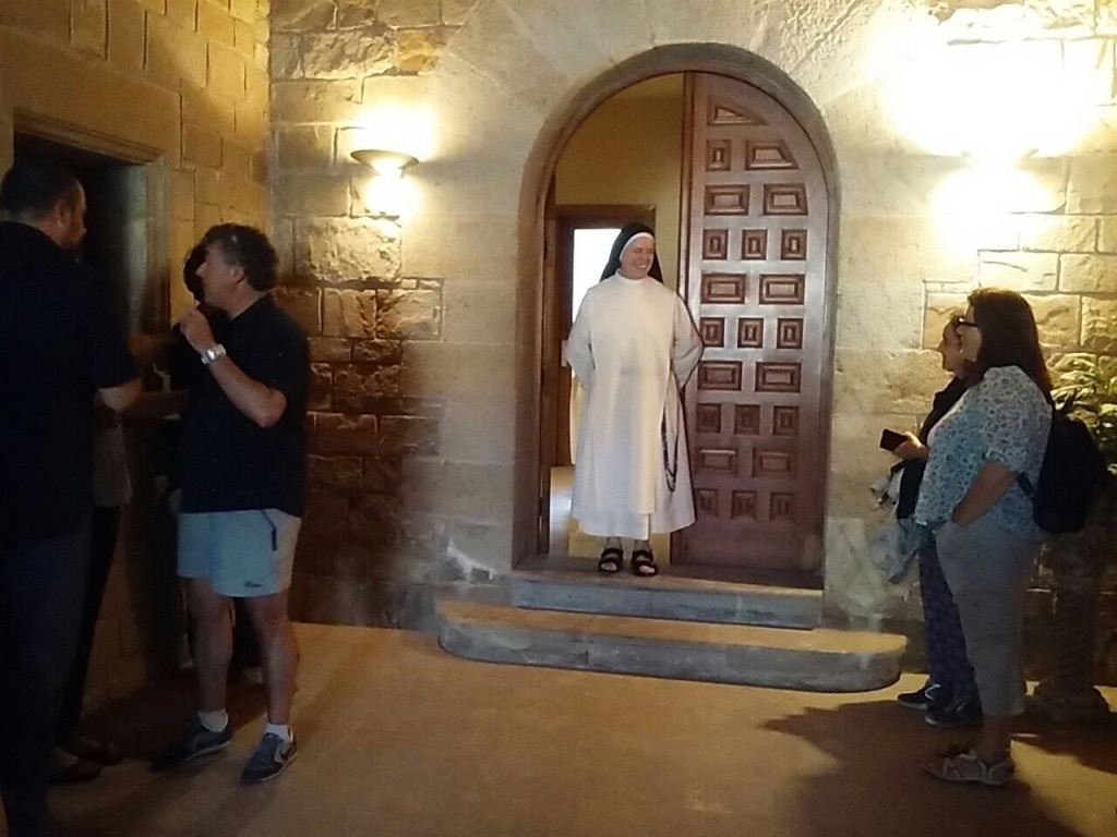 SISTER JUANA MARI OPENS THE DOOR OF THE NUNNERY FOR US