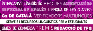 Serveis i recursos lingüístics per a estudiants