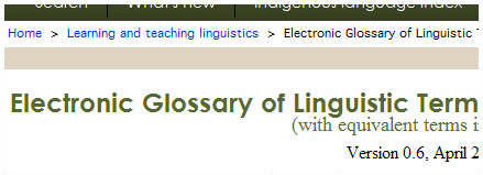 Glossari de termes fonètics, fonològics i lingüístics