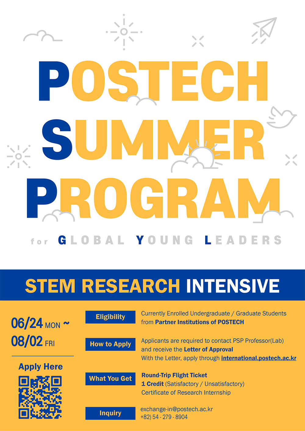 Postech Summer Program