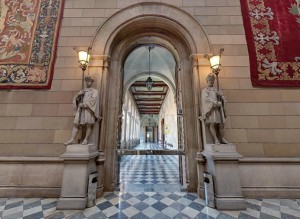 Doorway leading to the Sciences Courtyard