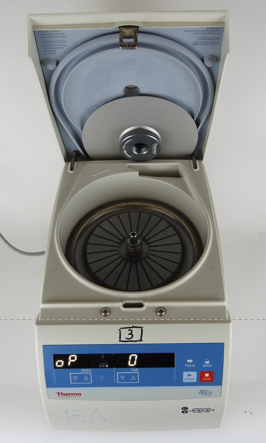 microcentrifuga amb el rotor
