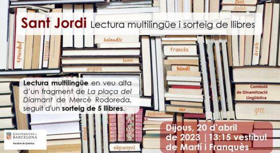 Lectura multilingüe i sorteig de llibres