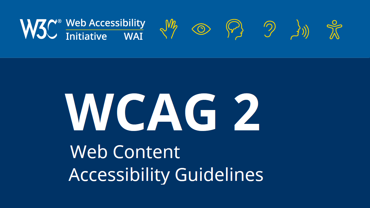 Web Content Accessibility Guidelines 2.1