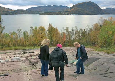 Visiting Kåfjord rock art