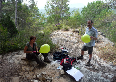 Margarita Díaz-Andreu and Enrico Armelloni during the field work in July 2015