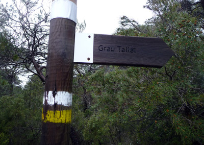The hiking track to Grau Tallat