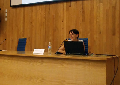Prof. Margarita Díaz-Andreu during the lecture
