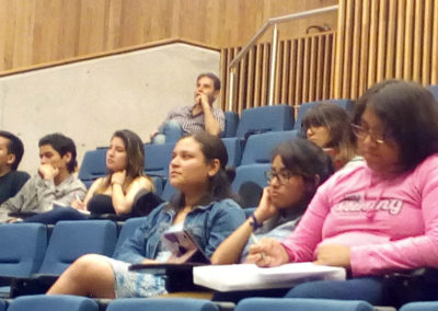 The lecture at the Universidad Autónoma de México (UNAM)