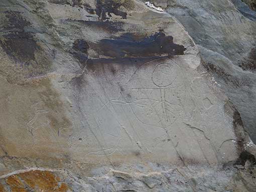 Shaman and drum in the Karakol Valley