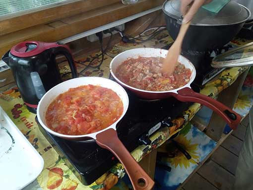 Pasta al tonno with 100% Russian ingredients