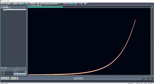 Figure 6. Spectrogram of an exponential sine sweep