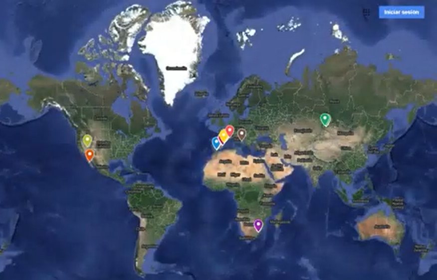 Interactive map of the Artsoundscapes project fieldwork areas