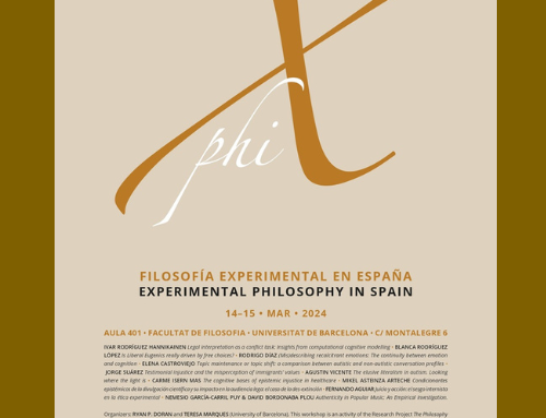 Upcoming workshop: Experimental Philosophy in Spain.