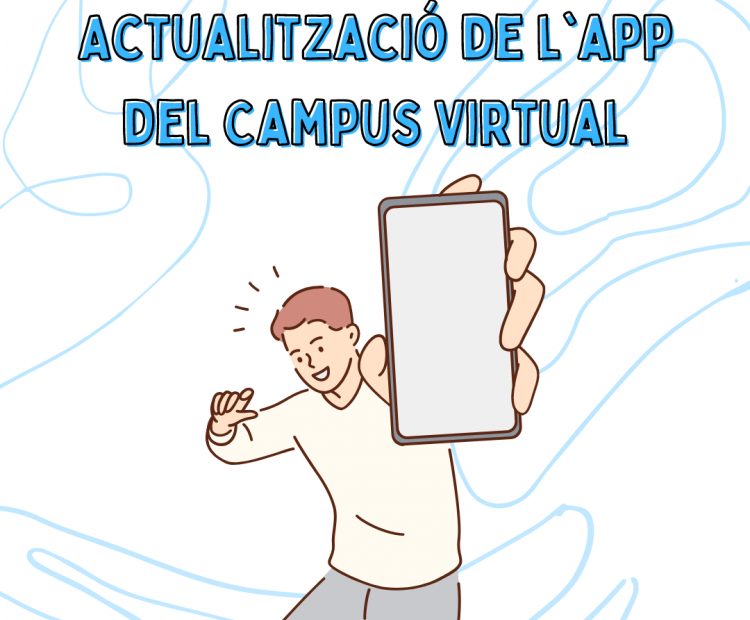 Actualització de l'app del Campus Virtual