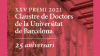 XXV Premi 2021 Claustre de Doctors