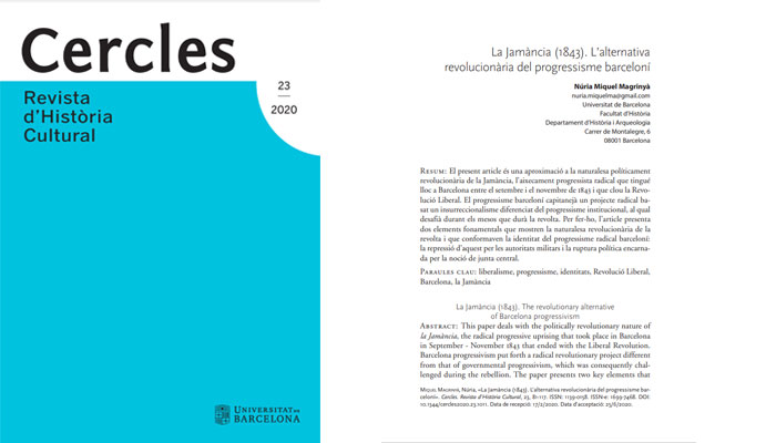 La Jamància (1843). L’alternativa revolucionària del progressisme barceloní