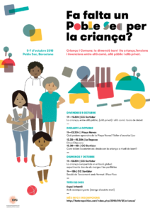 (Català) Membras de Copolis participen a la trobada Criança i Comuns: Fa falta un Poble-sec per la criança?