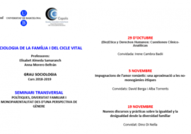 (Català) Seminaris en el Grau de Sociologia