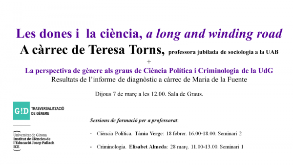 (Català) Elisabet Almeda imparteix un seminari per a docents a l’ICE de Girona