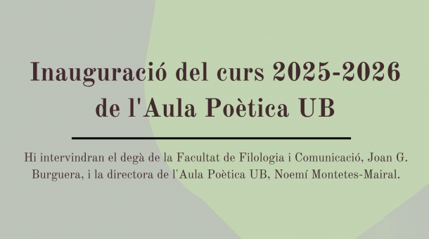 Aula Poètica UB