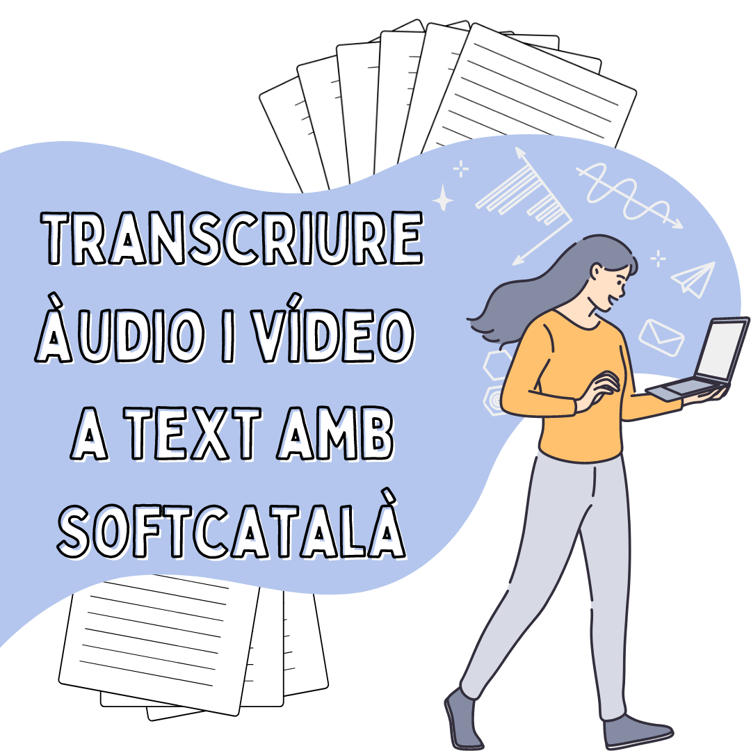 Transcriure àudio i vídeo a text amb Softcatalà