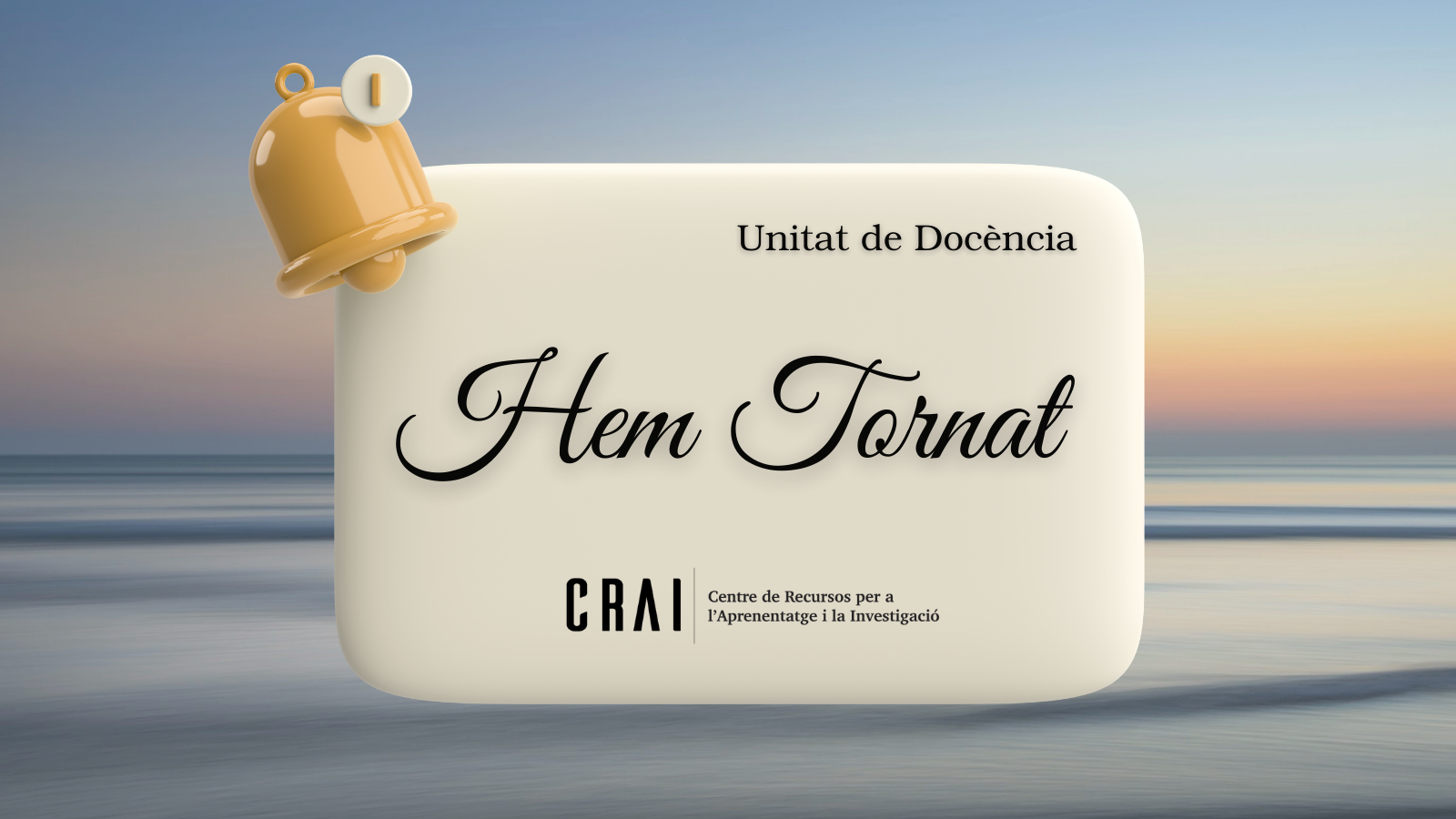 Imatge notificació: hem tornat