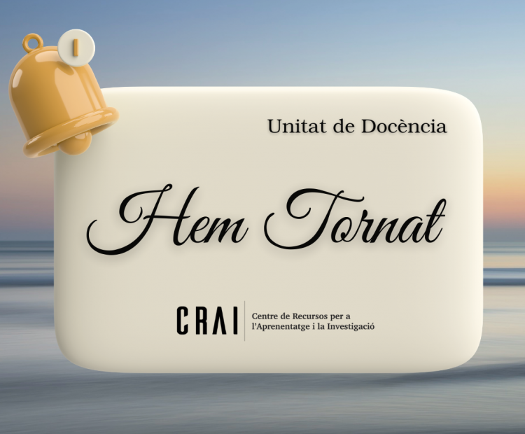 Imatge notificació: hem tornat